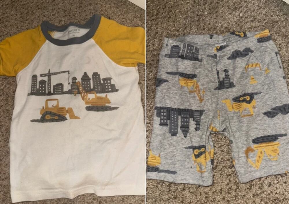 Carter’s Construction Shirt and Shorts Set